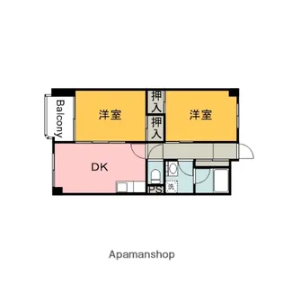 広島県広島市安佐北区口田4丁目【マンション】の間取り