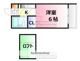 ウイング広瀬Ⅰ【5階】の間取り