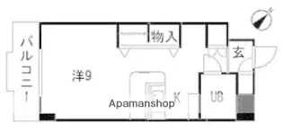 広島県安芸郡府中町宮の町5丁目【マンション】の間取り