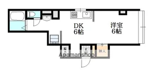 デミハウス【301号室】の間取り