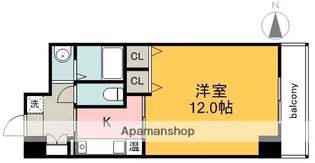 ディアメゾン十日市【3階】の間取り