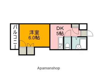 広島県広島市西区三篠町1丁目【マンション】の間取り
