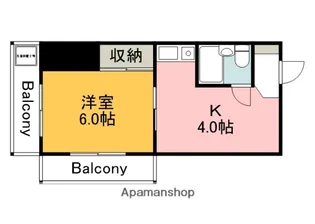 広島県広島市安佐南区西原5丁目【マンション】の間取り