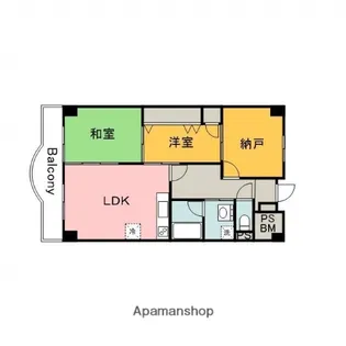 シャンボール加古町【6階】の間取り