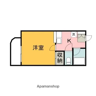 広島県広島市西区上天満町【マンション】の間取り