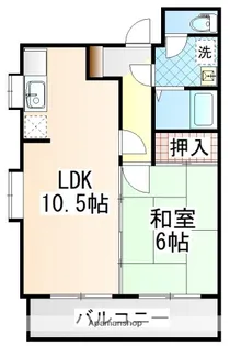 広島県広島市安佐南区古市4丁目【マンション】の間取り