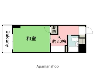 第55東白島ビル【4階】の間取り