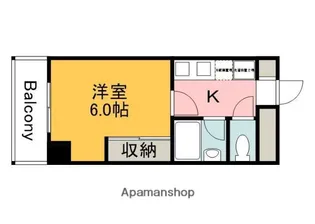 L’A LLURE舟入【4階】の間取り
