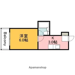 広島県広島市安佐南区西原3丁目【マンション】の間取り