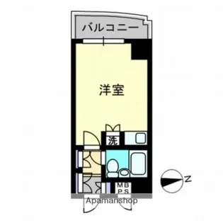 広島県広島市中区東平塚町【マンション】の間取り