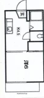 広島県安芸郡府中町大須4丁目【アパート】の間取り