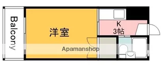 第88東白島ビル【501号室】の間取り