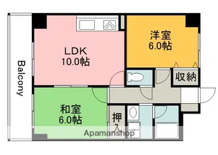 広島県広島市安佐南区西原1丁目【マンション】の間取り