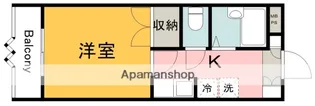 グレース国泰寺【202号室】の間取り