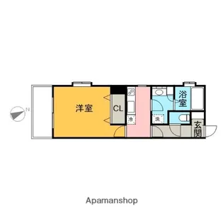 広島県安芸郡府中町大須1丁目【マンション】の間取り