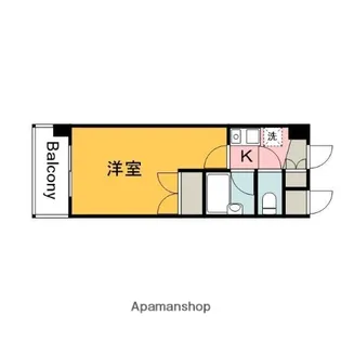 広島県広島市安佐北区落合1丁目【マンション】の間取り
