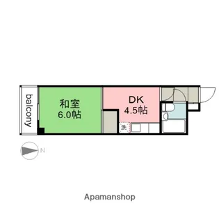 ダイアパレス大手町第2【502号室】の間取り