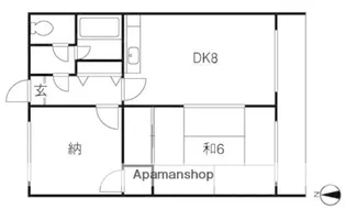 広島県広島市東区光町2丁目【マンション】の間取り