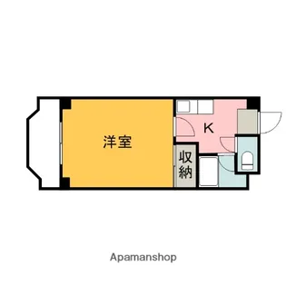 広島県広島市南区皆実町1丁目【マンション】の間取り