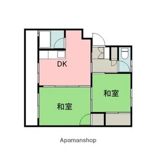広島県広島市南区丹那町【マンション】の間取り