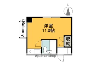 サニーベル住吉【4階】の間取り