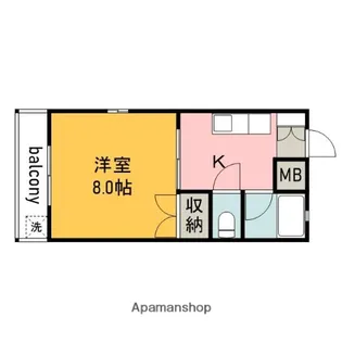 広島県広島市西区草津東2丁目【マンション】の間取り