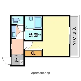 広島県広島市西区観音本町2丁目【マンション】の間取り