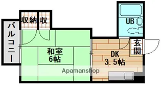 広島県広島市東区戸坂惣田1丁目【マンション】の間取り