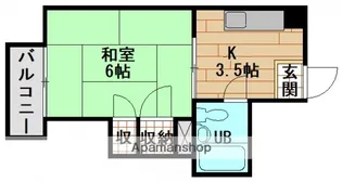 広島県広島市東区戸坂惣田1丁目【マンション】の間取り