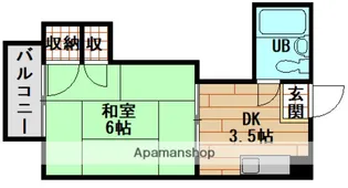 広島県広島市東区戸坂惣田1丁目【マンション】の間取り