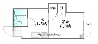 広島県広島市南区霞2丁目【マンション】の間取り