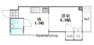 広島県広島市南区霞2丁目【マンション】の間取り