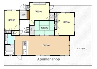 広島県広島市西区古江東町【マンション】の間取り