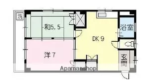 広島県広島市南区出汐1丁目【マンション】の間取り