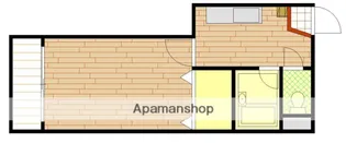 広島県広島市西区横川町2丁目【マンション】の間取り