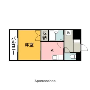 広島県広島市西区三篠町1丁目【マンション】の間取り