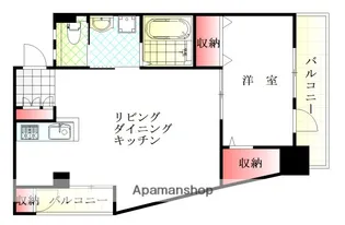 広島県広島市東区牛田新町1丁目【マンション】の間取り