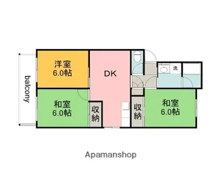 広島県広島市西区井口2丁目【マンション】の間取り