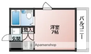 AXIS(掲載不許可)【201号室】の間取り