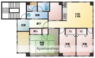 第一エイトビル【3階】の間取り