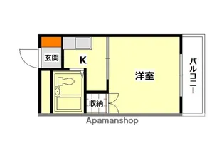 広島県安芸郡海田町昭和中町【マンション】の間取り