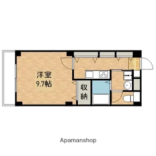 広島県安芸郡海田町月見町【マンション】の間取り