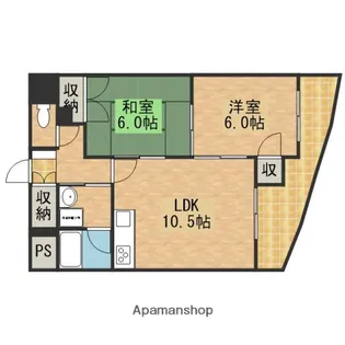 広島県安芸郡海田町蟹原1丁目【マンション】の間取り