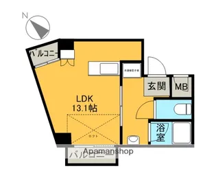 GRANDMARE18【7階】の間取り