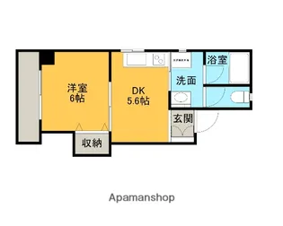メゾンシャローム【2階】の間取り