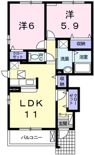 パストラーレムジカ1【1階】の間取り