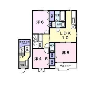 プロヴァンスA【2階】の間取り