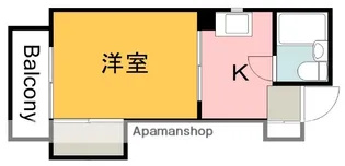 SS栄ビル【1階】の間取り