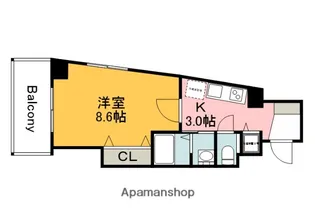 広島県広島市佐伯区五日市駅前1丁目【マンション】の間取り
