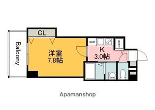 広島県広島市佐伯区五日市駅前1丁目【マンション】の間取り